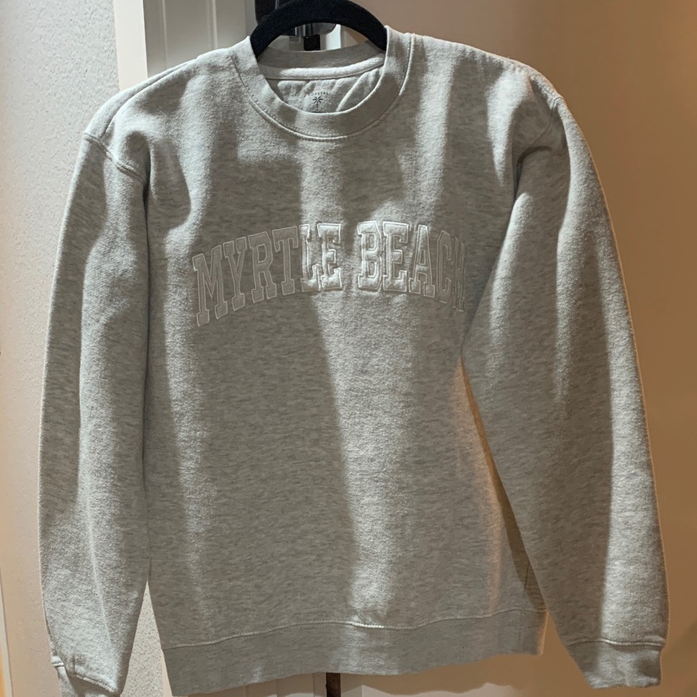 Heather Gray Myrtle Beach Sweatshirt